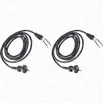2x Universal-Netzkabel 2,7 m EU-Stecker für HD01/02/03/04/07/08 Zubehör