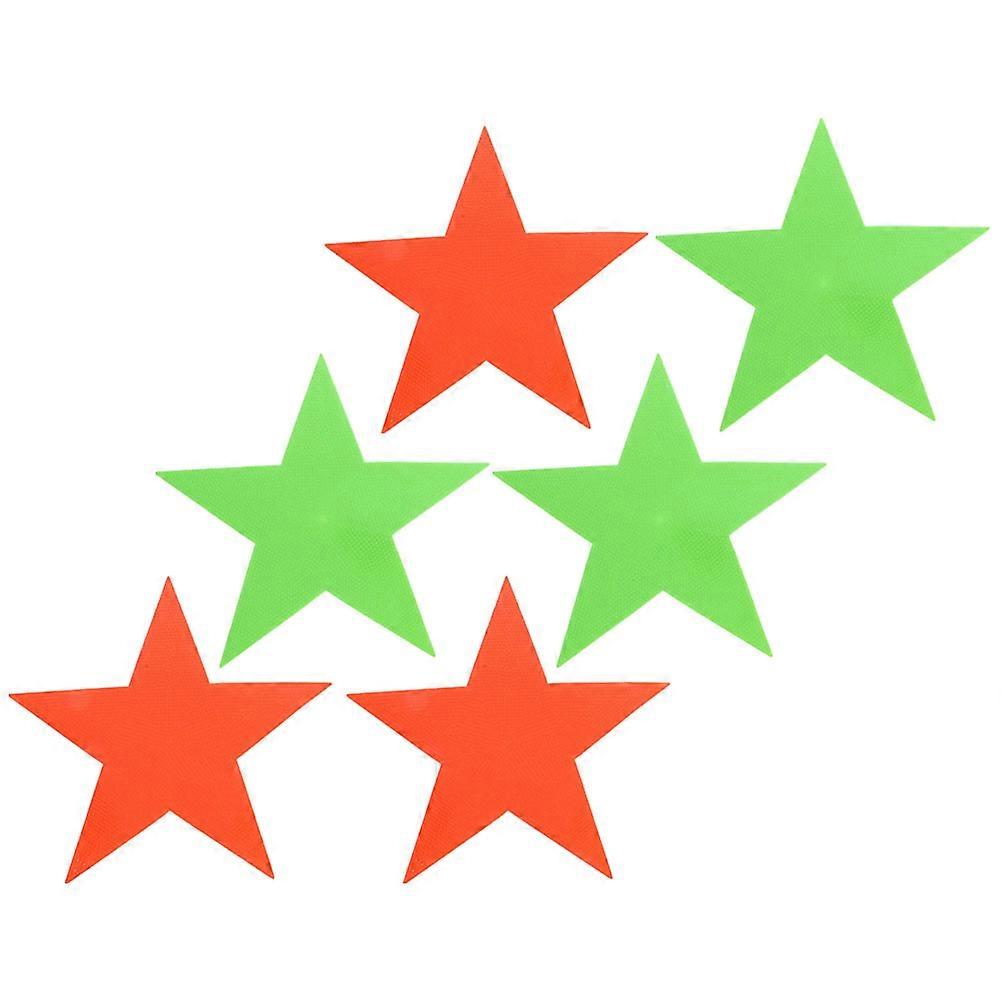 Assorted Color Carpet Marker for Training 24Pcs Star Shape Floor Markers