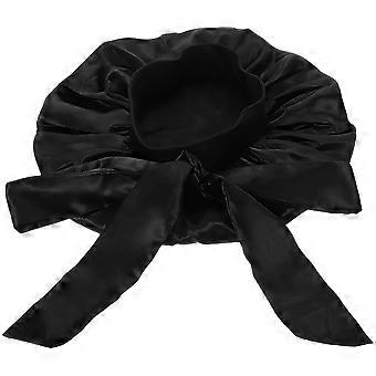 Bonnet Cap Shower Hat for Women Large Satin Sleep Cap