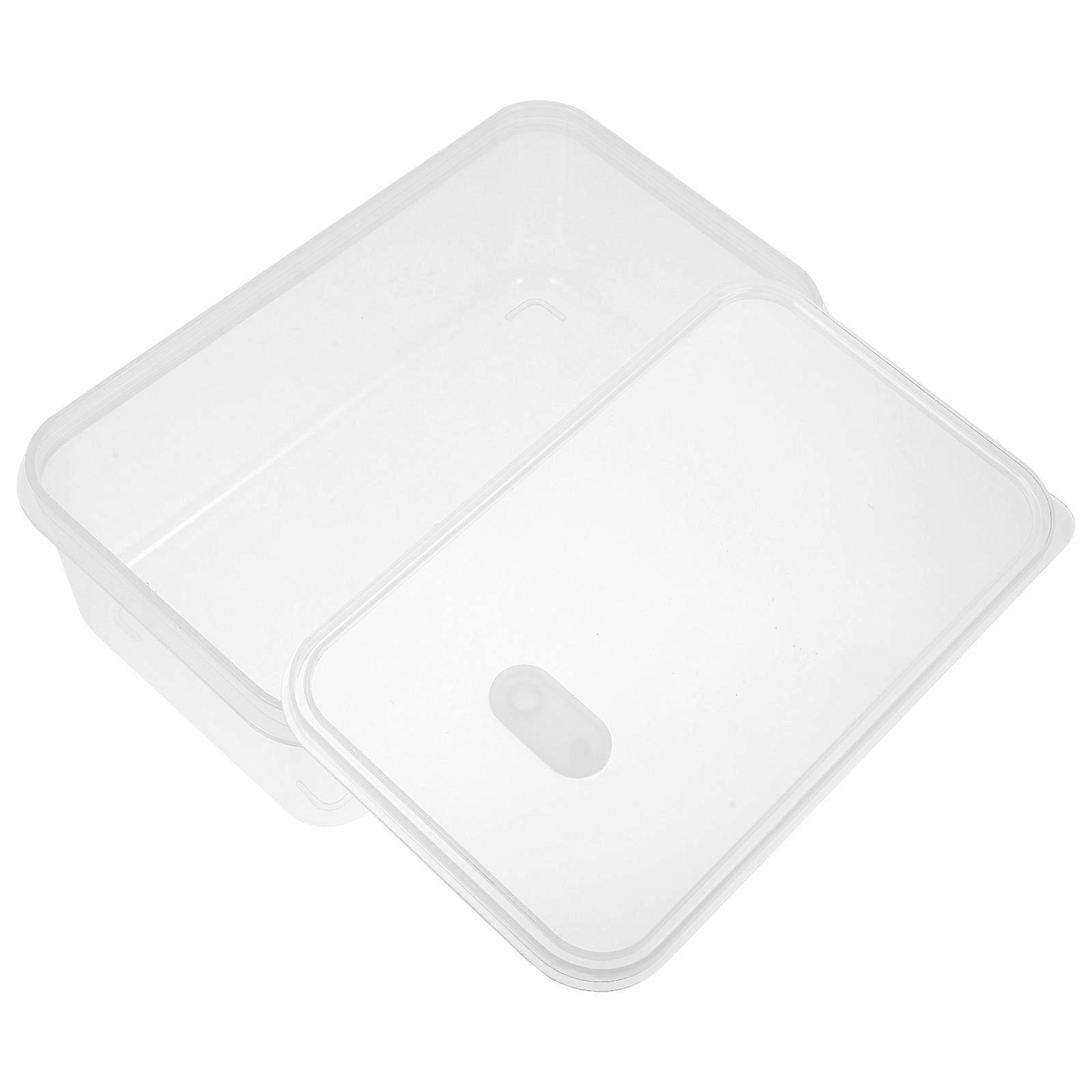 Bread Storage Container Clear Plastic Toast Box for Kitchen Storage