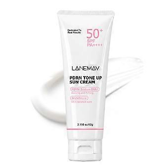 60 g Tone Up Sonnenschutz LSF 50, PDRN & Glutathion-Aufhellungscreme, leichter UV-Schutz, wasserfest und schweißfest