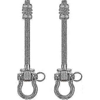 ?Heavy Duty Swing Hangers Set Of 2 800kg Capacity Stainless Steel For Gym And Outdoor Use Durable Construction?