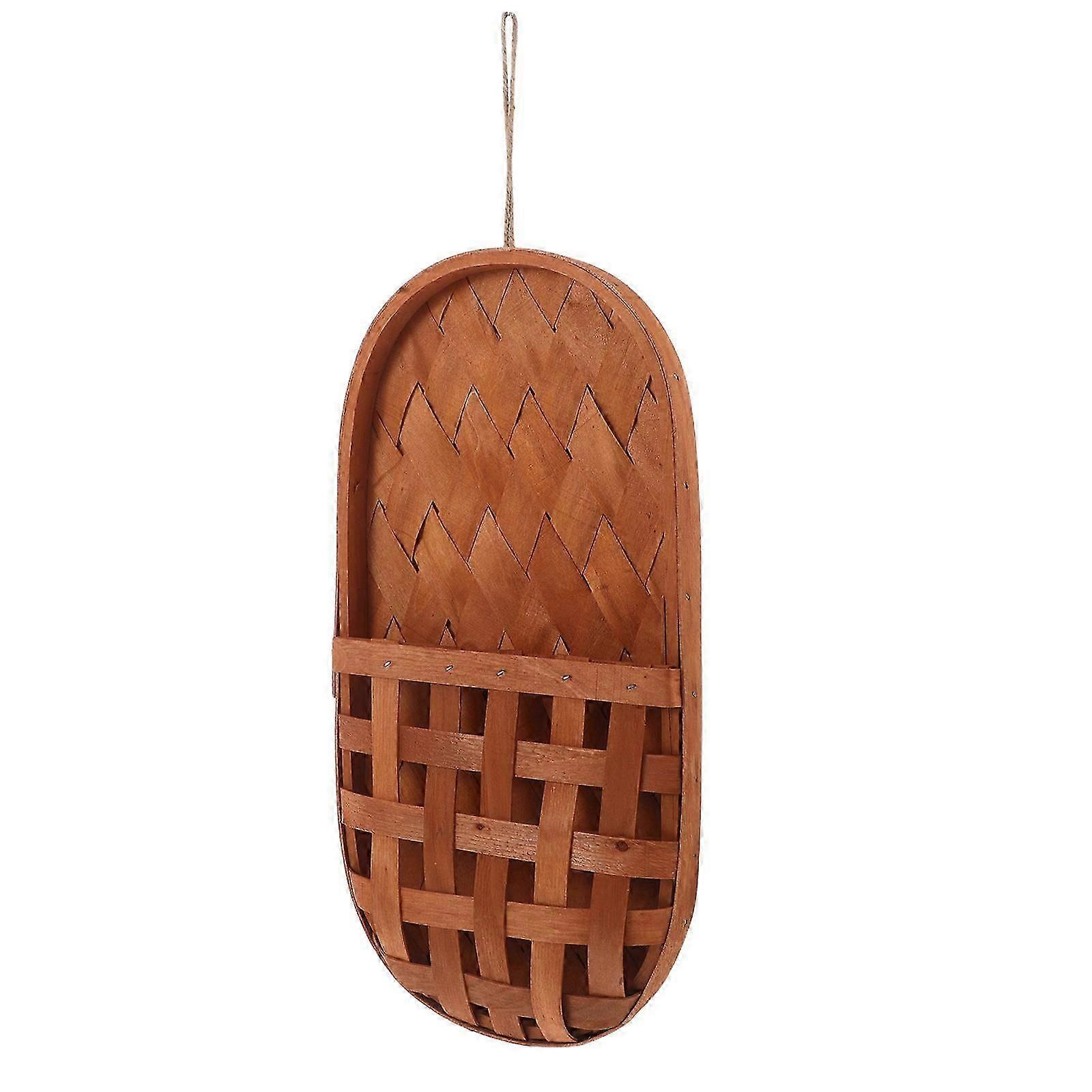 Wall Mounted Planter Basket Boho Kitchen Hanging Vegetable Basket