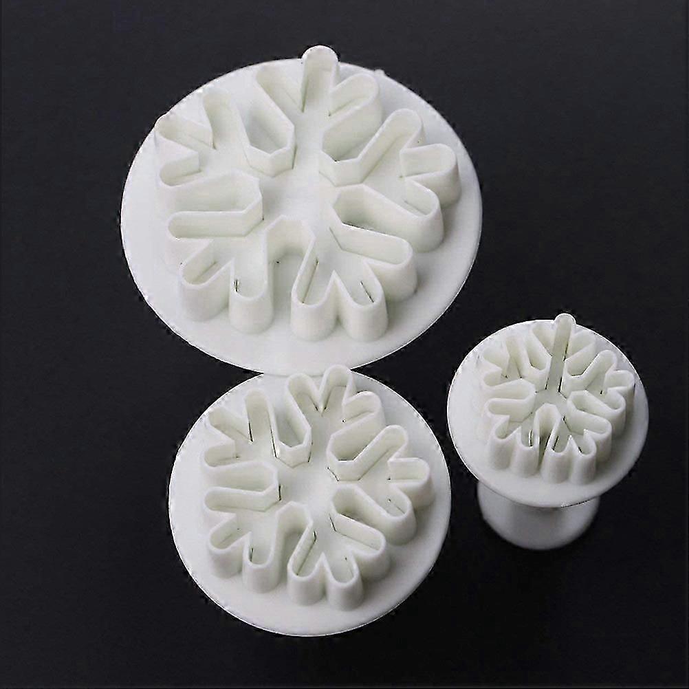 Fondant Silicone Mold Baking Tools Snowflake 6Pcs