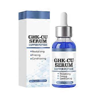 GHK-Cu Gesichtsserum, Hautpflegeessenz mit Kupferpeptiden, feuchtigkeitsspendend und revitalisierend, 30 ml