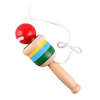 Mini Madeira Catch Ball Cup Catch Ball Brinquedos para Jogos Tradicionais Programa de Competição Jardim de Infância Suprimentos Vermelho