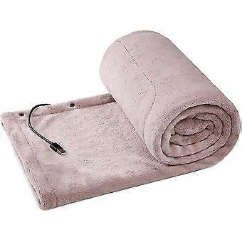 Usb Rechargeable Electric Heating Pad Heated Throw Blanket Shawl-YuJia