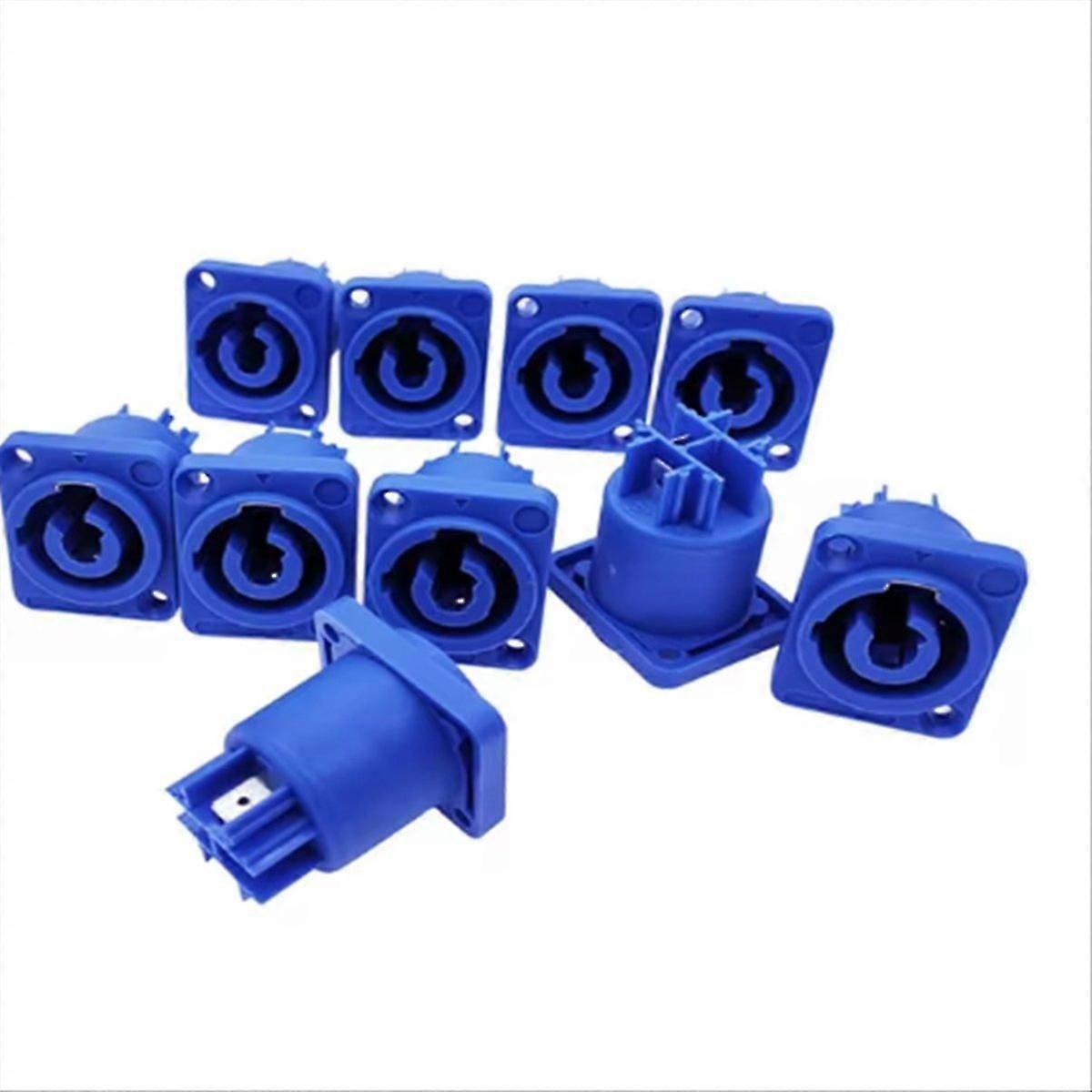 10PCS Power Speaker Panel Socket Power 20A 3-pin Socket,Input
