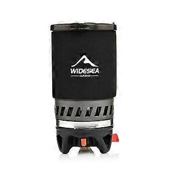 Camping Cooking Set Propane Stove Kit Lightweight Backpacking Cookware Durable Easy Clean