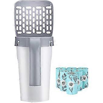 Cat Litter Scoop with Matching Waste Bag for Cat Litter Sifting Use