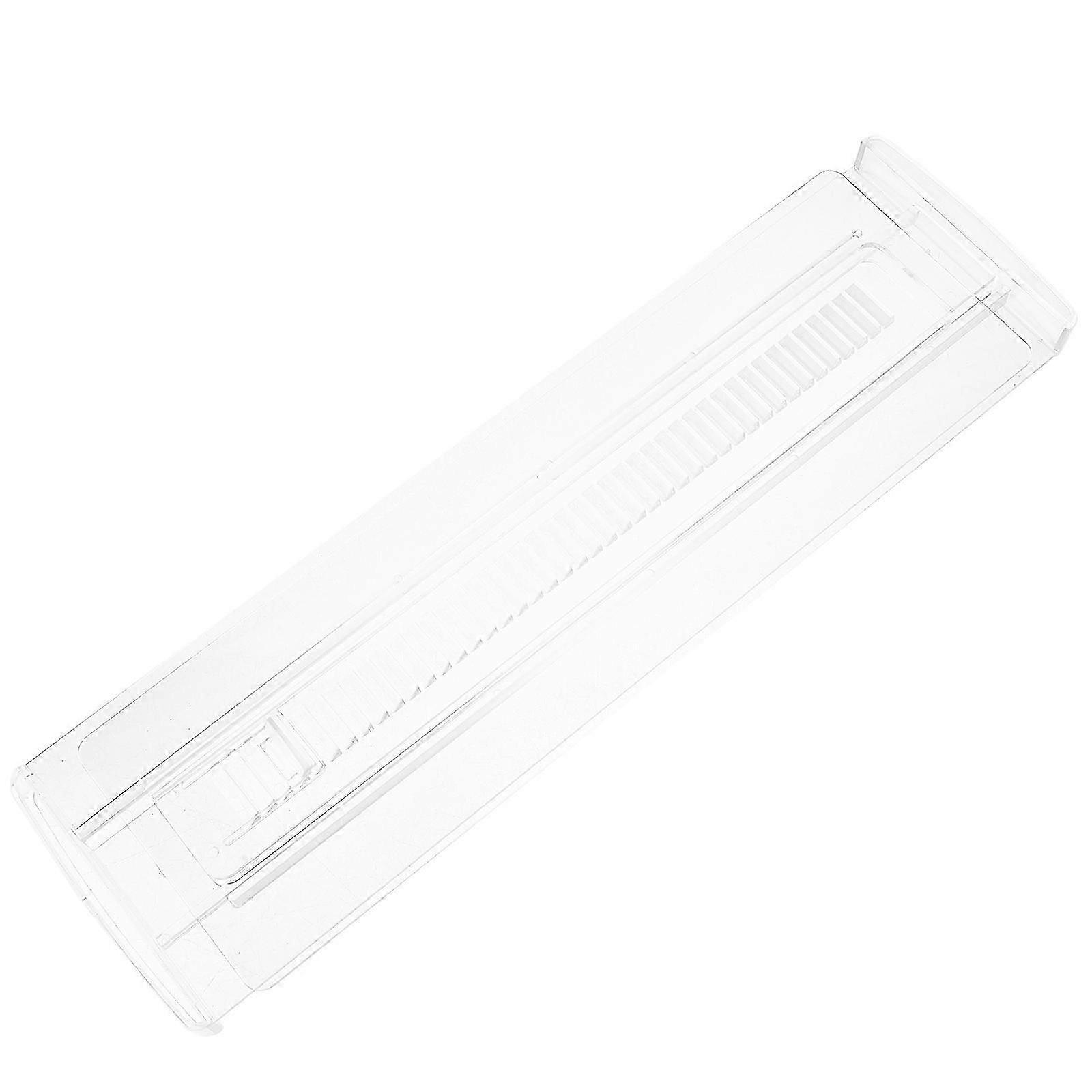 Transparent Plastic Expandable Drawer Divider for Efficient Organization and Space Saving Solutions