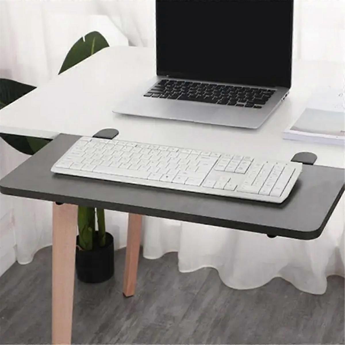 2PCS Foldable Bracket Computer Keyboard Desk Extender Support Keyboard Arm Stand Folding Desktop for