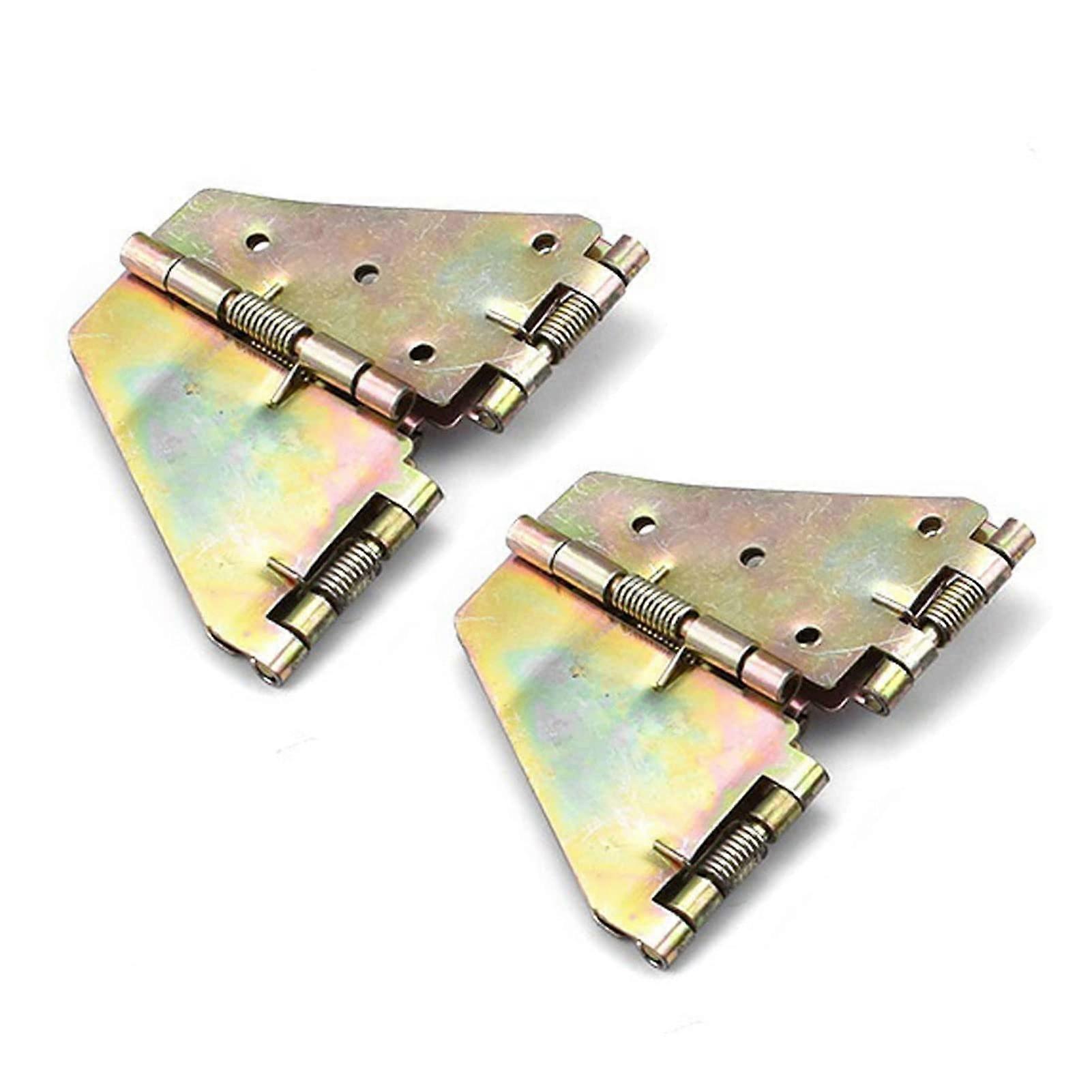 2 Pieces Folding Table Hinge Set, Heavy Duty Spring Butterfly Design for Quick Table Conversion (Size A)