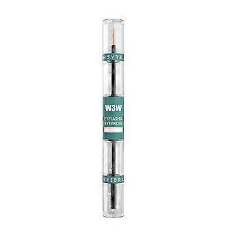 Double-ended Mascara And Eyebrow Serum (2-in-1) For Lengthening, Thickening, Curling, Natural Shaping, And Slimming.