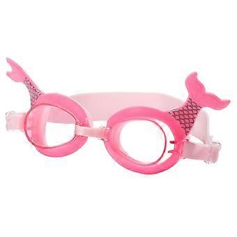 Child Swim Goggles Adjustable Strap High Clarity PC Lens Waterproof Anti-fog Eye Protection Portable Boys Girls Underwater Diving Swim Eyewear Water S