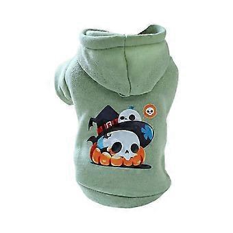 Skull Dog Pullover Hoodie voor middelgrote honden tot grote honden voor buitengebruik