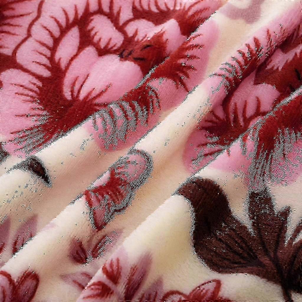 Super Soft Micro Plush Fleece Throw Blanket, Machine Washable, Compatible with Sofa & Bedding,x