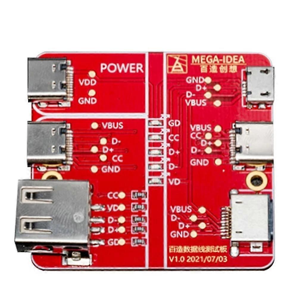 Data Line Continuity Detection Board Fixture For Type-c/ Quick Cable Test Data Flex Continuity Dete