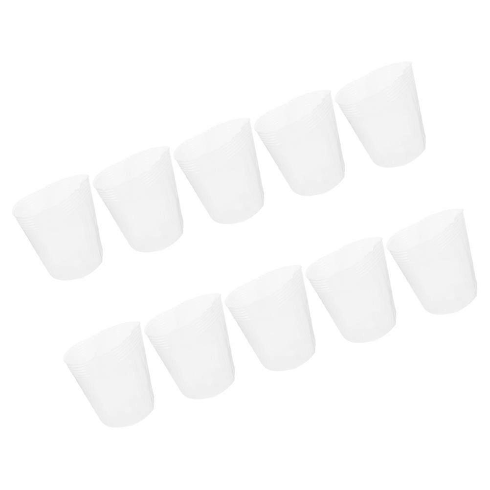 Transparent Planter Root Development Observation Flower Pots Prevent Root Rot compatible with Window Settings 10Pcs