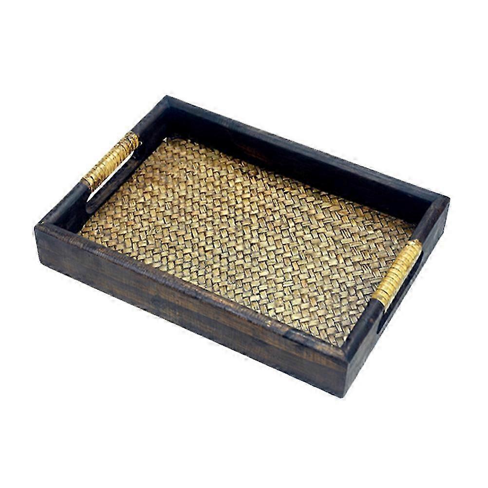 Tea Serving Tray Water Cup Tray Snack Serving Plate Household Rectangular Tray