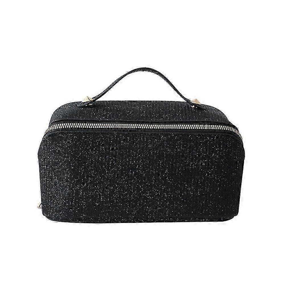 Large PU Toiletry Bag Multi Compartment