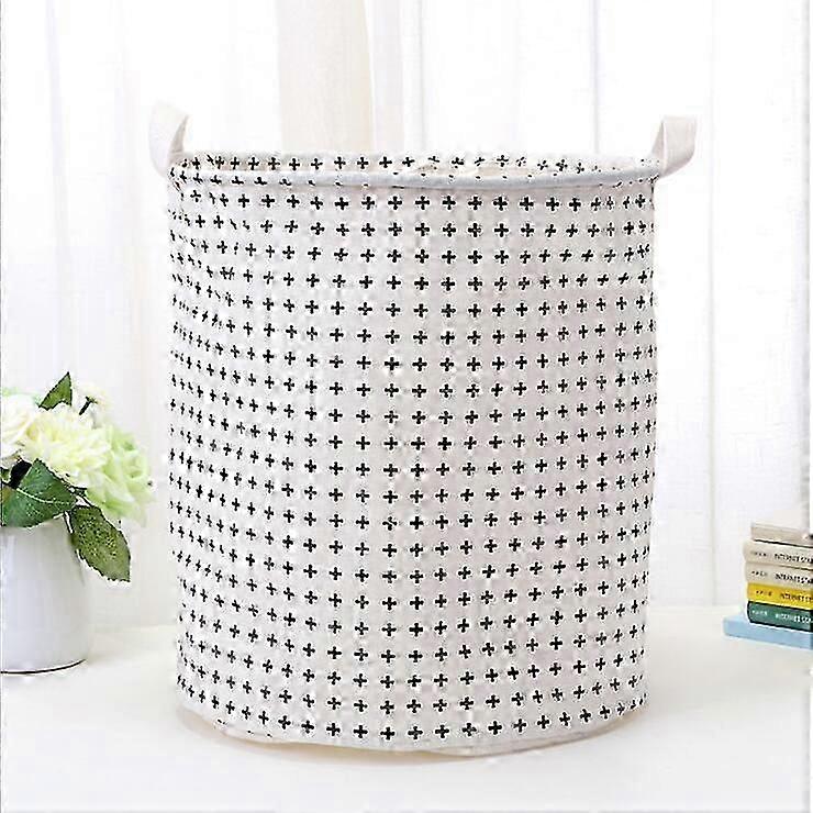 Waterproof Foldable Cotton-Linen Laundry Basket