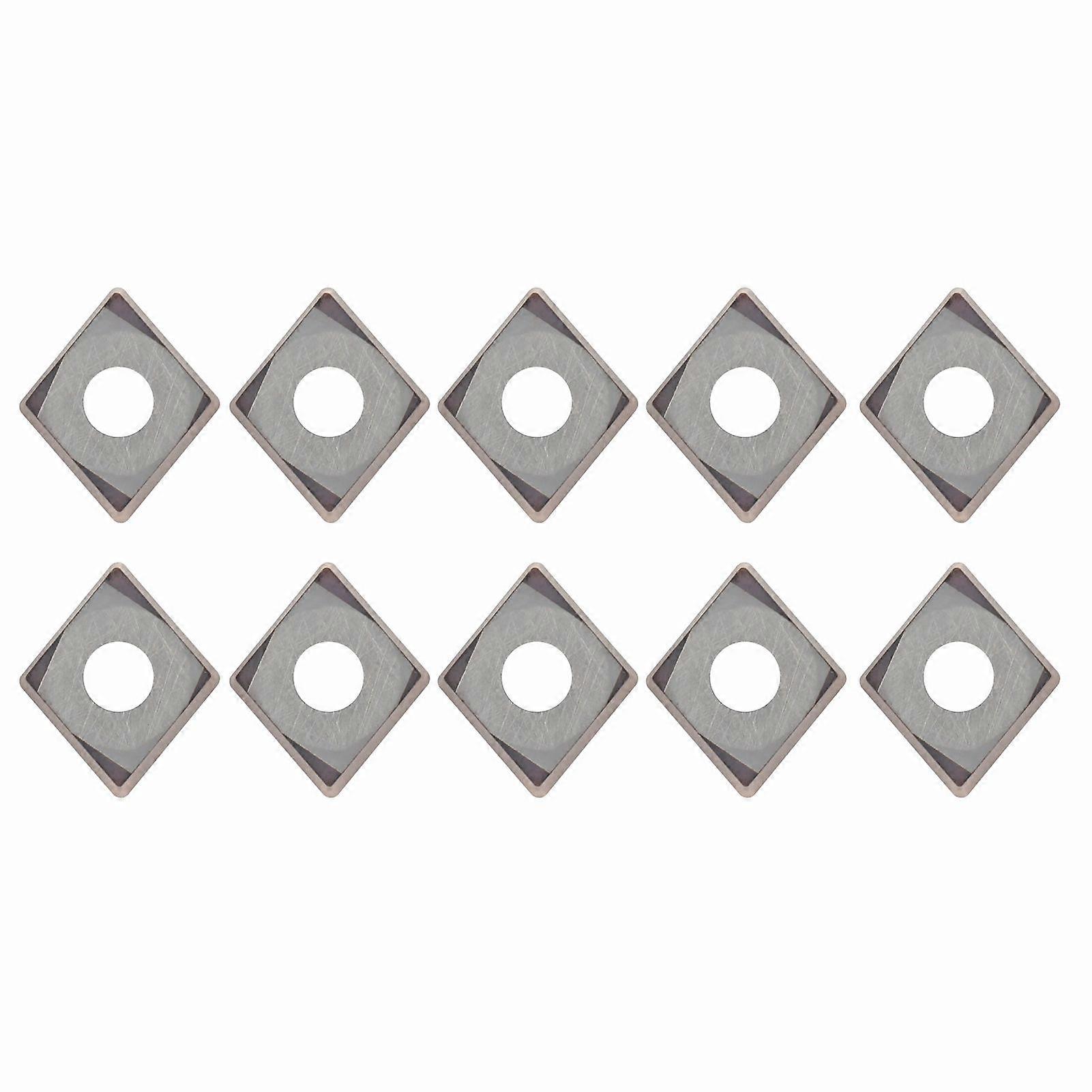 10Pcs CNC Lathe Turning Insert Indexable Solid Carbide Blade Cutting CCMT060204?6018