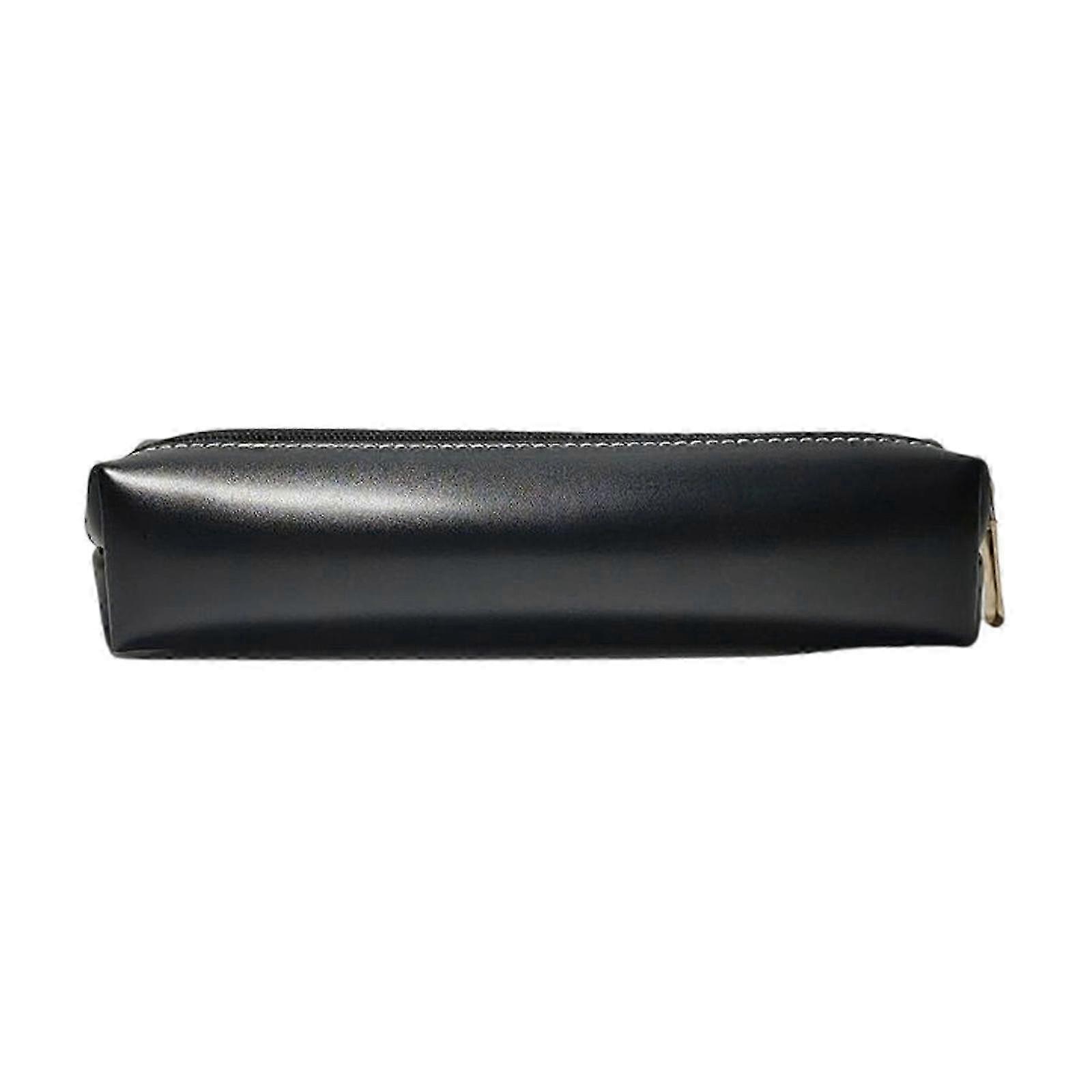 Large-Capacity PU Pen Holder Compact