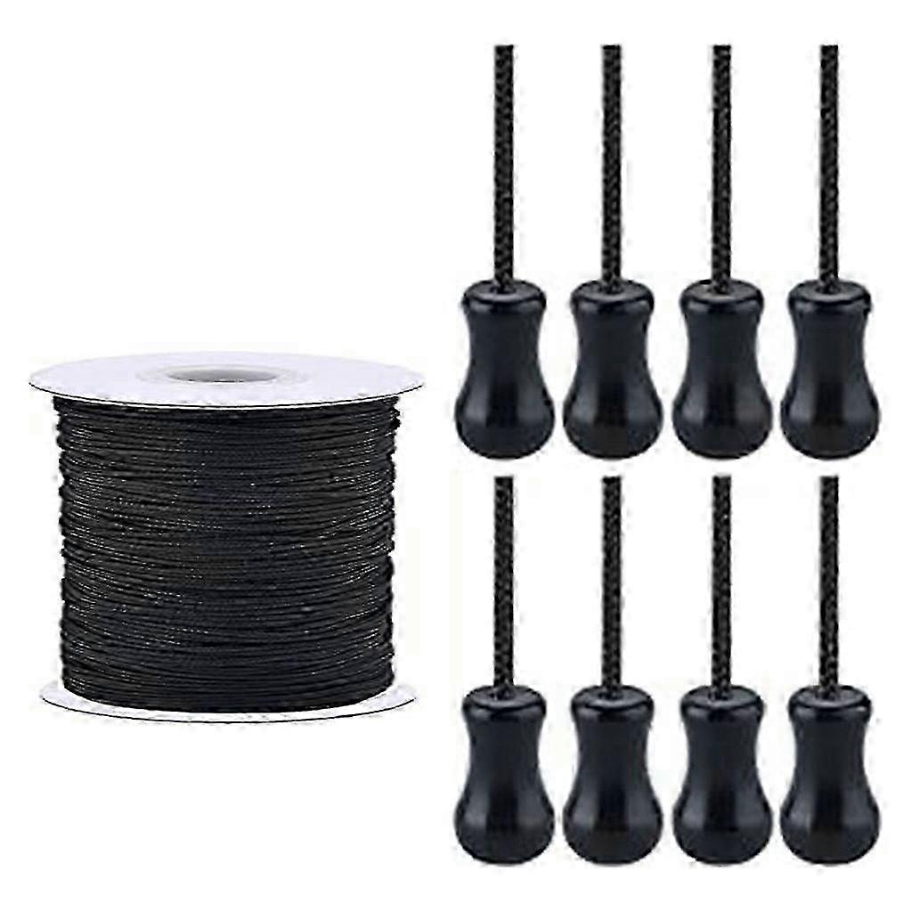Black Wooden Lift Cord with Knobs
