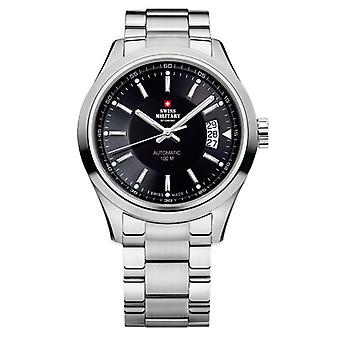 Swiss Military Automatic Analog Man Watch with SMA30003.01 Stainless Steel Bracelet