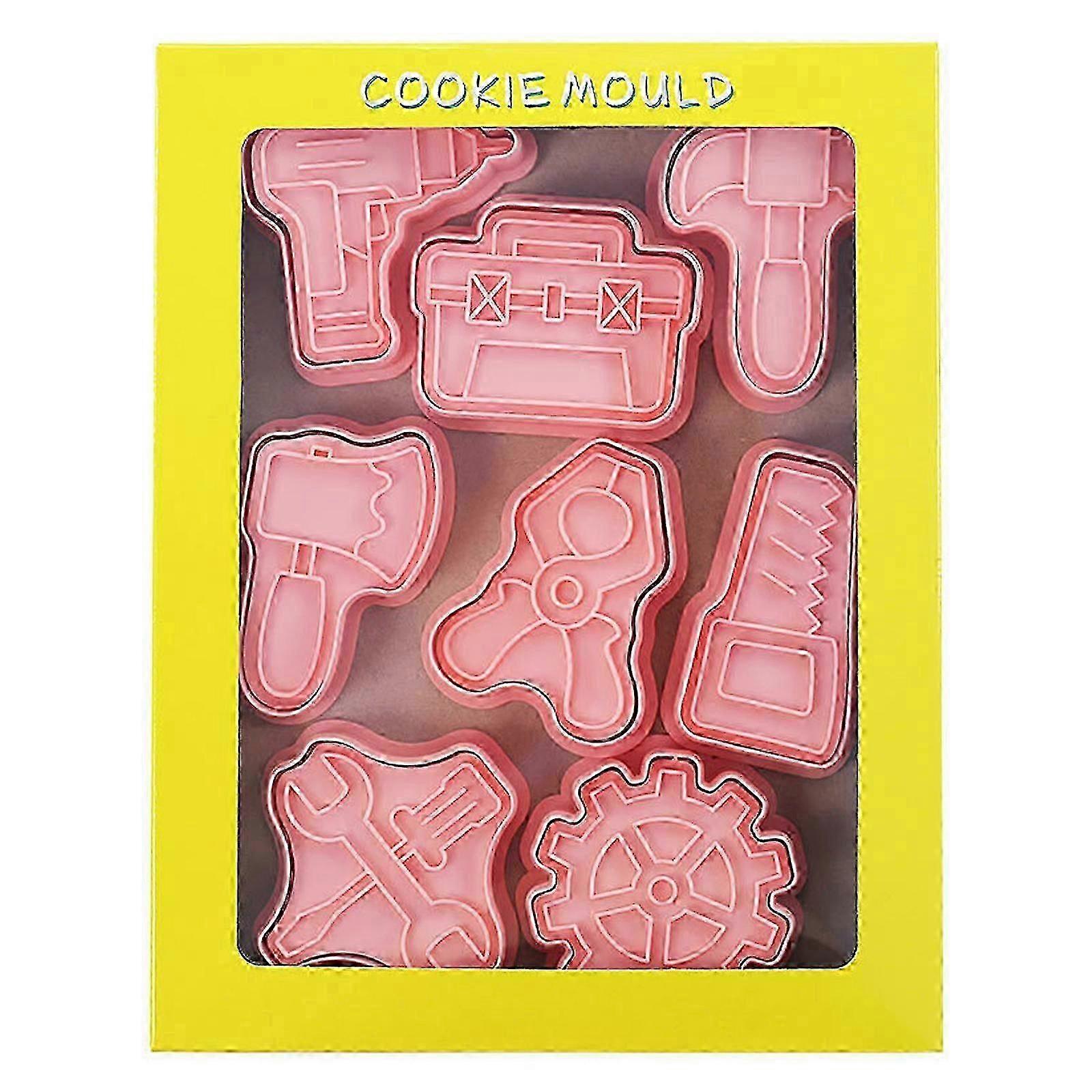 8-Pack Cartoon Cookie Cutters PP