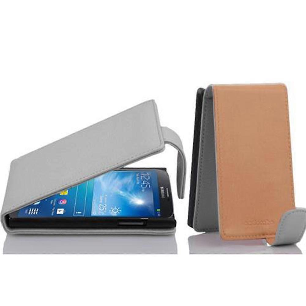 Case compatible with Samsung Galaxy MEGA 6.3, flip case - with textured surface