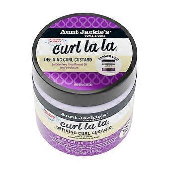 Aunt Jackie's Curl La La Defining Curl Custard Moisturizing Hair Cream 15 Oz