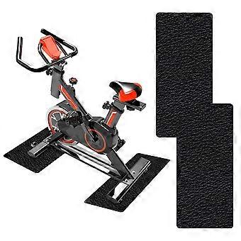 Fitness Mat, Floor Protection Mat - Black, 28x70 cm - 6 mm thickness - PVC.