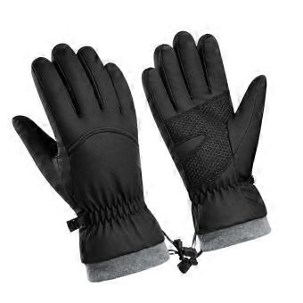 Winter Cycling Gloves with Screen-Friendly Fingers, Water-Resistant Outer Finish and Thick Inner Fleece for Commutes  XL