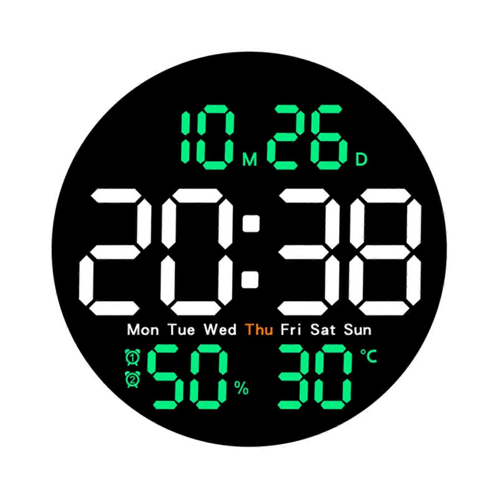 Digital Wall Clock Easy to Read Electronic Wall Clock Electric for Office