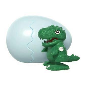 Wind Up Dinosaur Toy for Kids, Interactive Walking Animal with Jumping Action, Educational Play