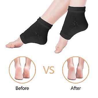 Calcetines de gel protector del talón, calcetín de talón, cuidado de los pies calmante pies secos y talones recuperación rápida (b, estilo)