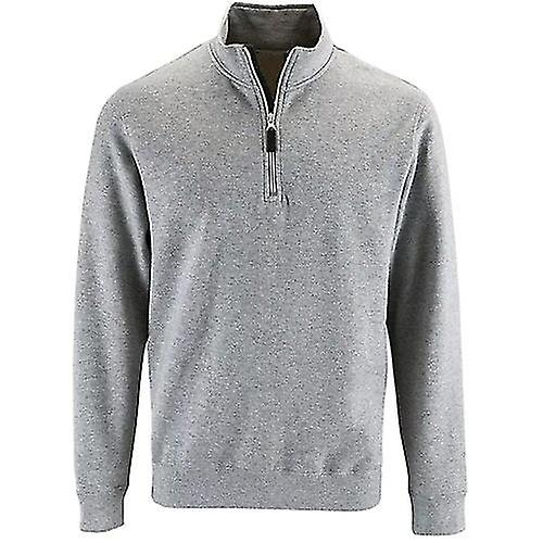 SOLS Mens Stan Contrast Zip Neck Sweatshirt