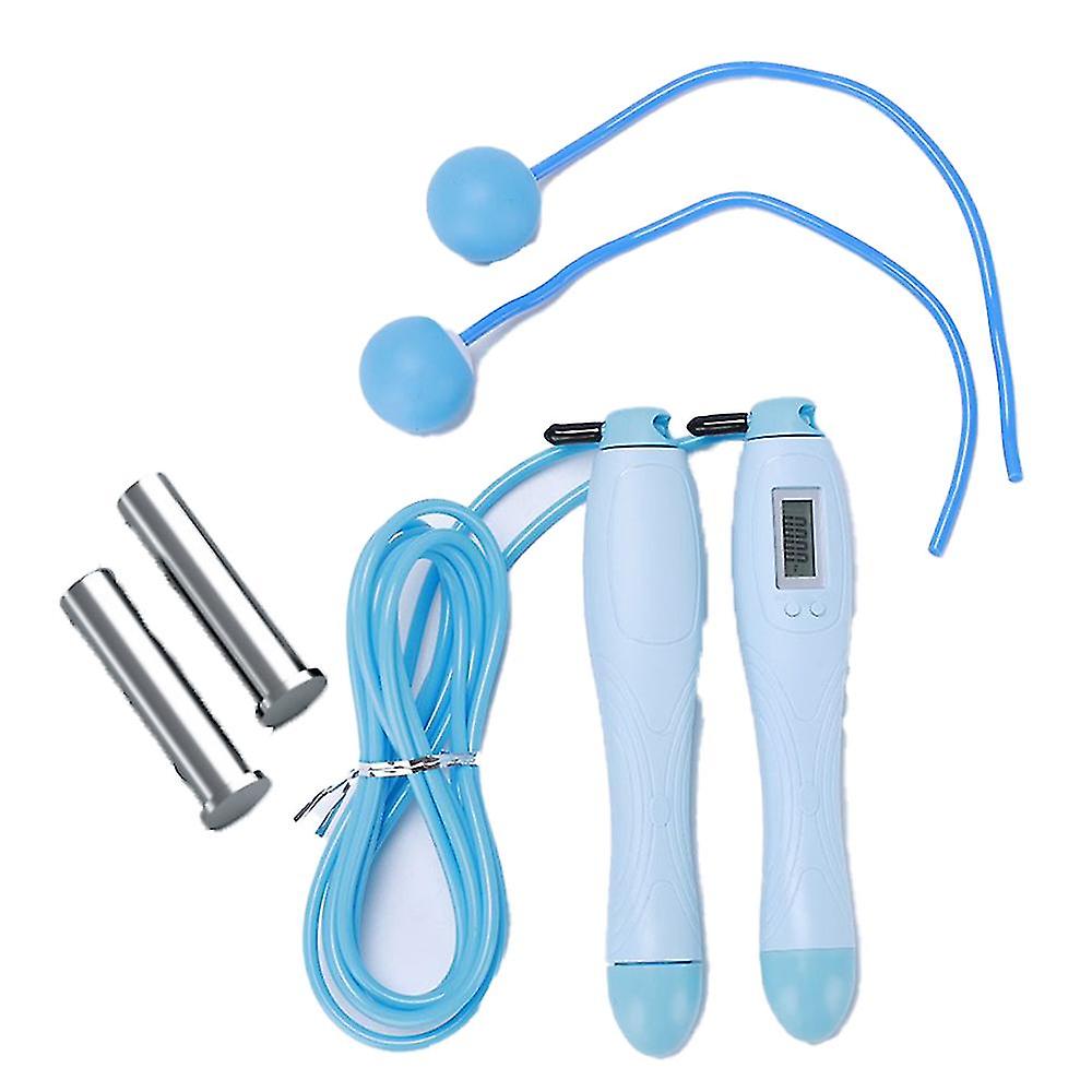 Weighted Jumping Rope With Calorie Counter For Fitness Exercise, Adjustable Length Ball Bearings