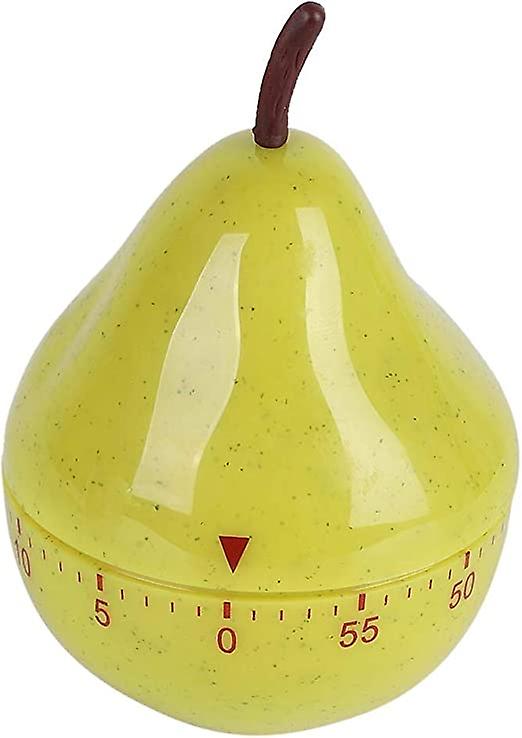 Cartoon Kitchen Timer, Pear Shape Mechanical Timer Kitchen Timers Cooking Gadgets Alarm Sleep Reminder Clocks Kitchen Supply