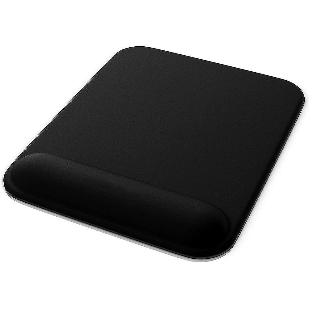 Office Mouse Pad Mat Mousepad With Wrist Support- Non-slip Rubber Base