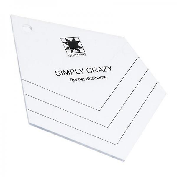 2xAcrylic Patchwork & Quilting Template Ruler EZ-02