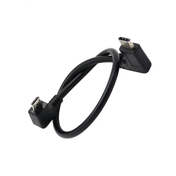 4xMicro USB OTG Type-C Adapter Cable Right Angle 30cm for DJI Spark Mavic Pro