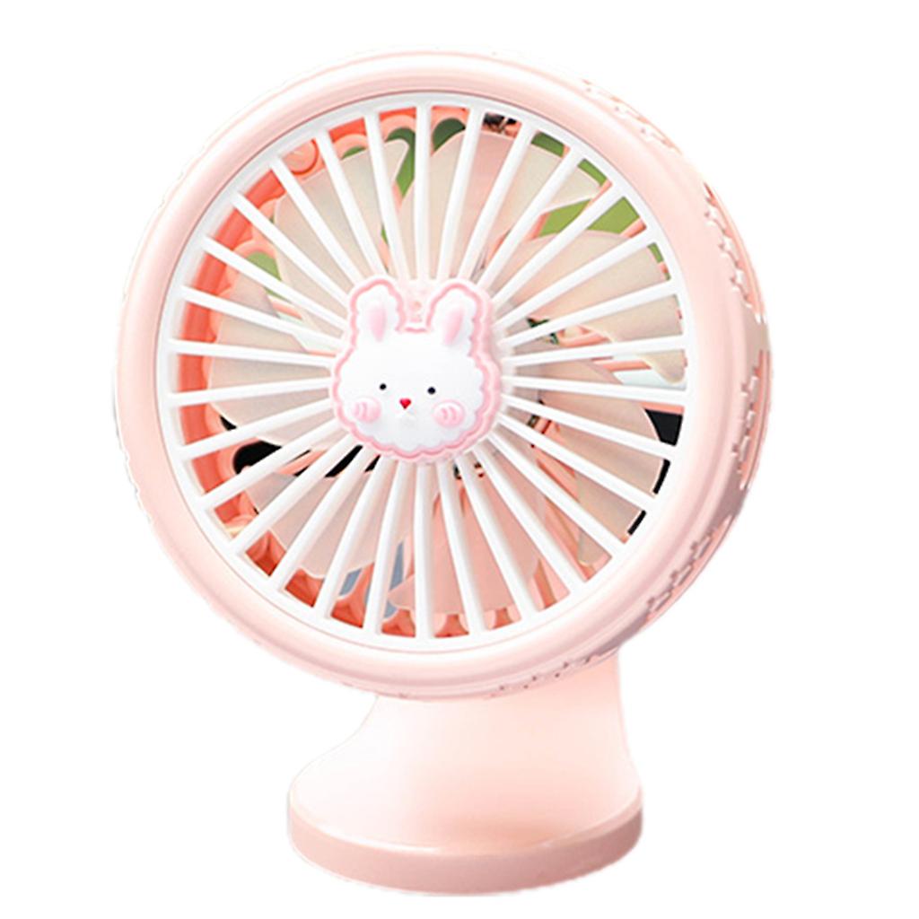 Personal Fan Mini Table USB Rechargeable Durable Vehicle Fans with 3 Speeds
