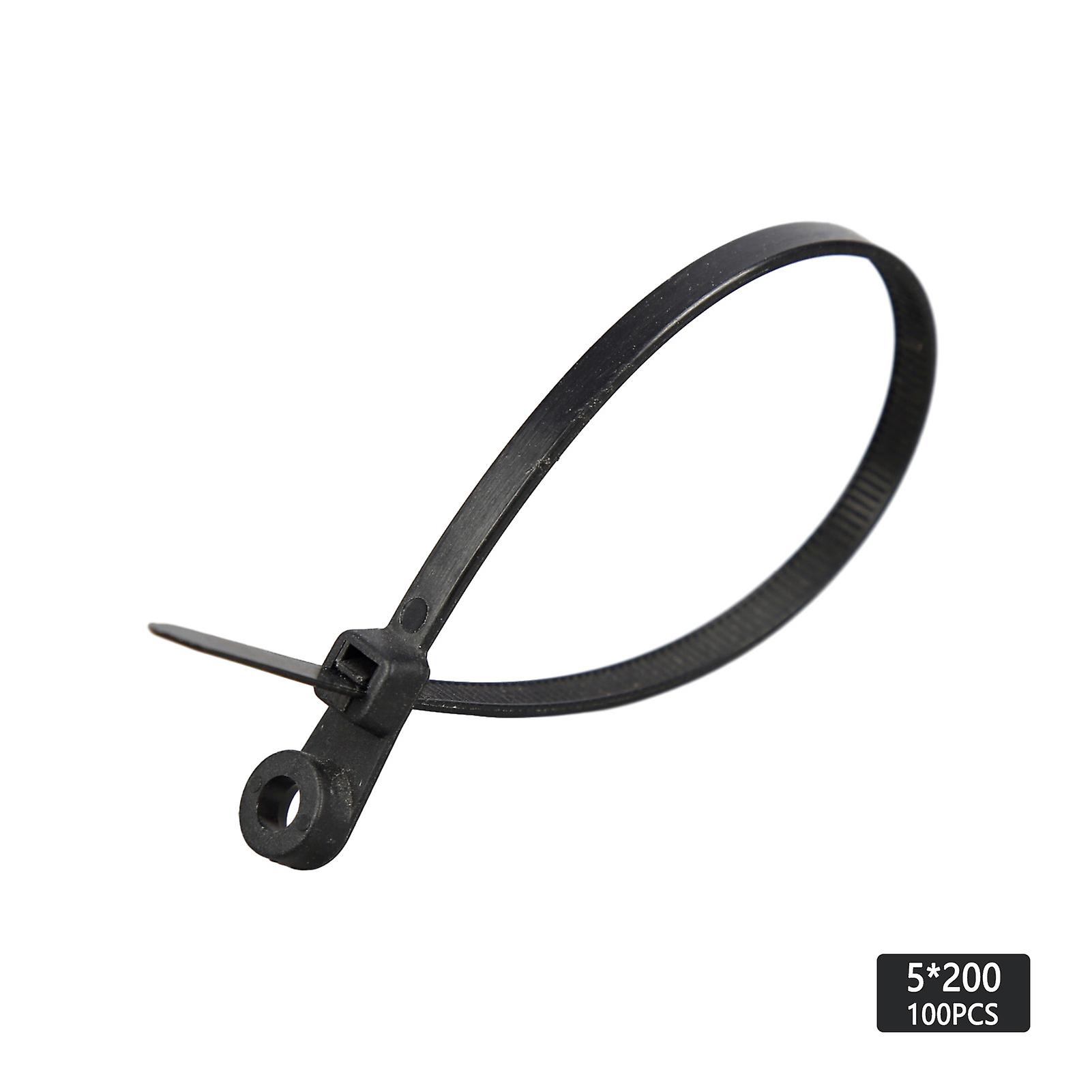 Simple Mount Head Cable Zip Ties Wear-resistance Fixing Band for Cable