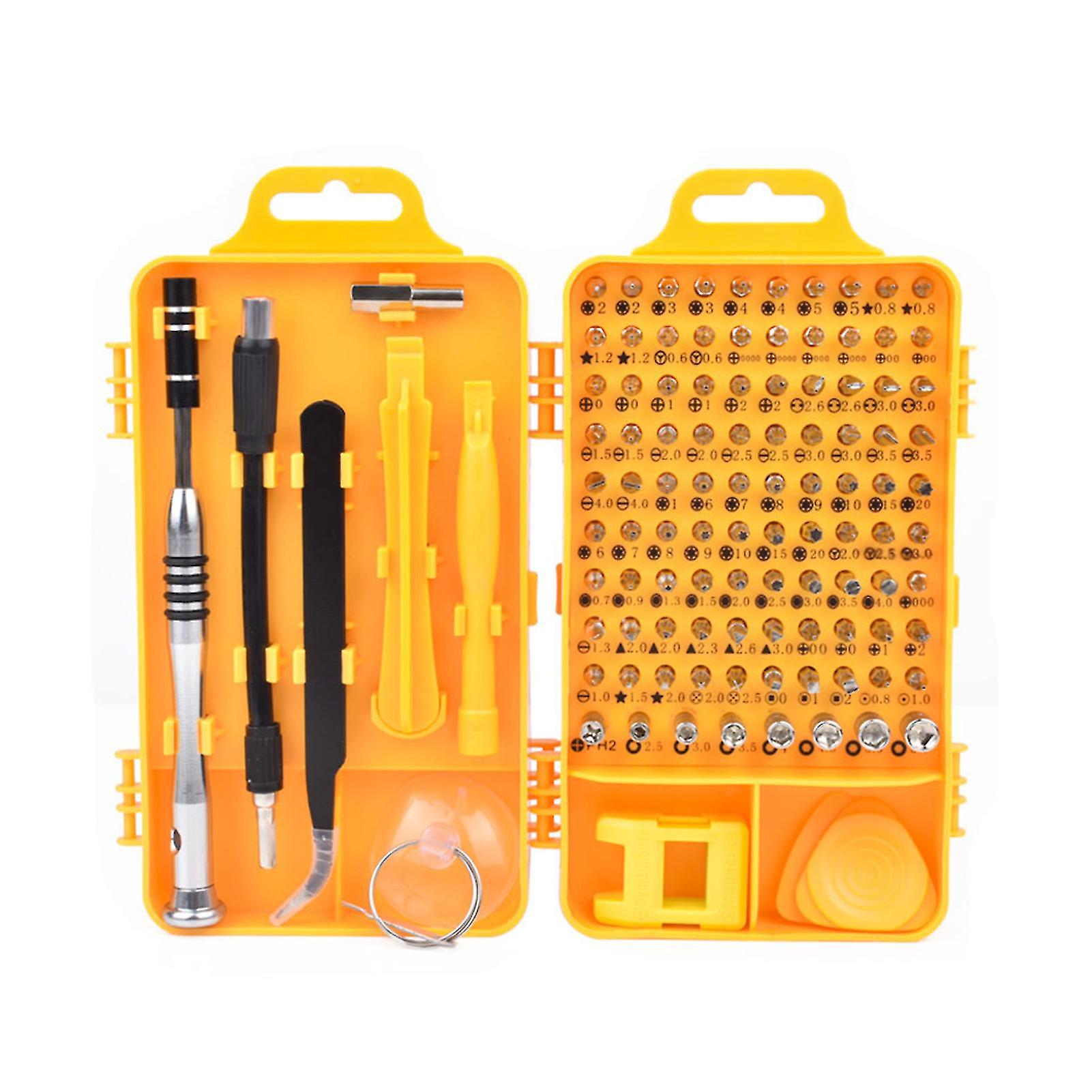 112 In 1 Screwdriver Set Magnetic Head High Hardness Hardware Nut Driver Bit For Emergency Maintenance