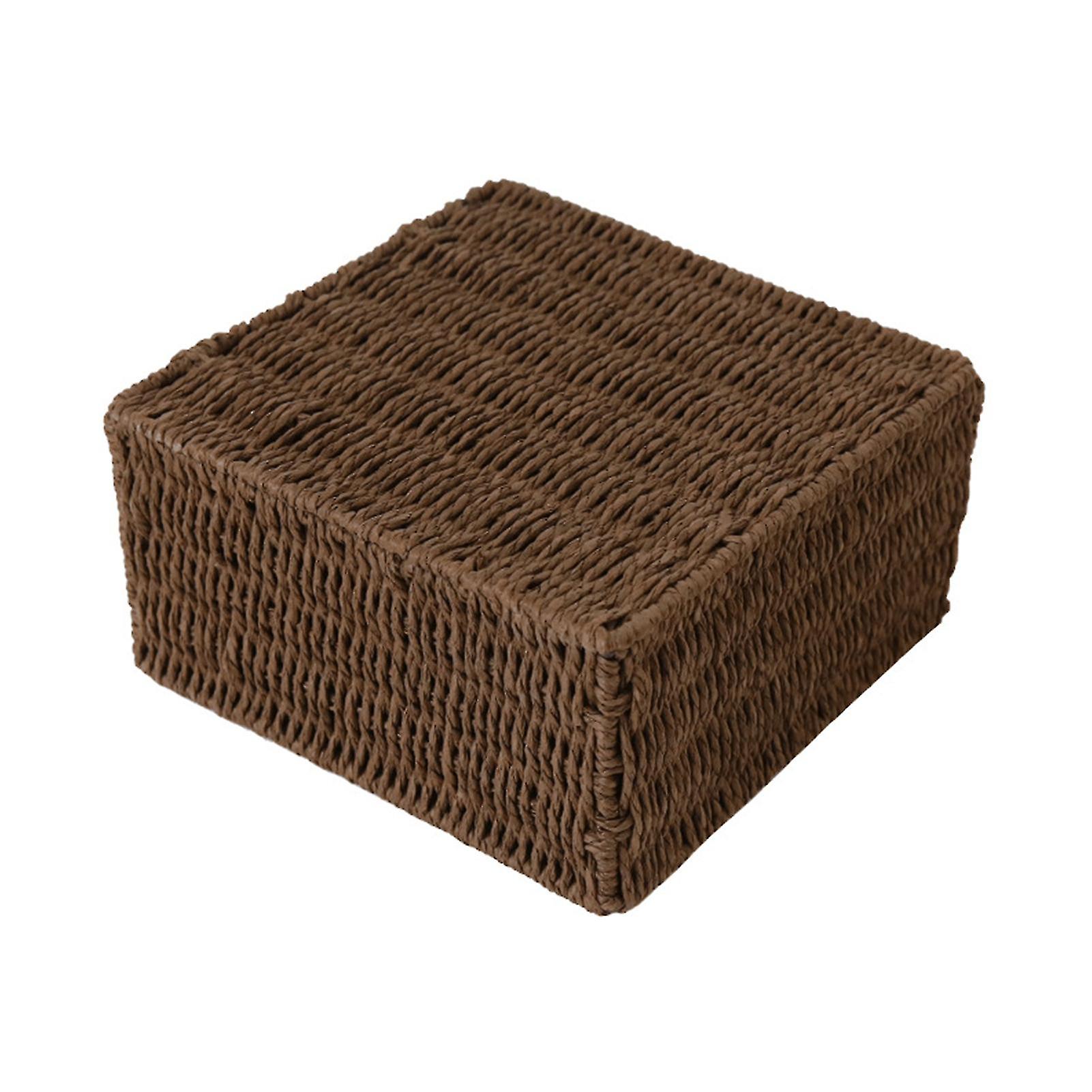Storage Box Durable Handmade Sturdy Rattan Storage Basket For Home