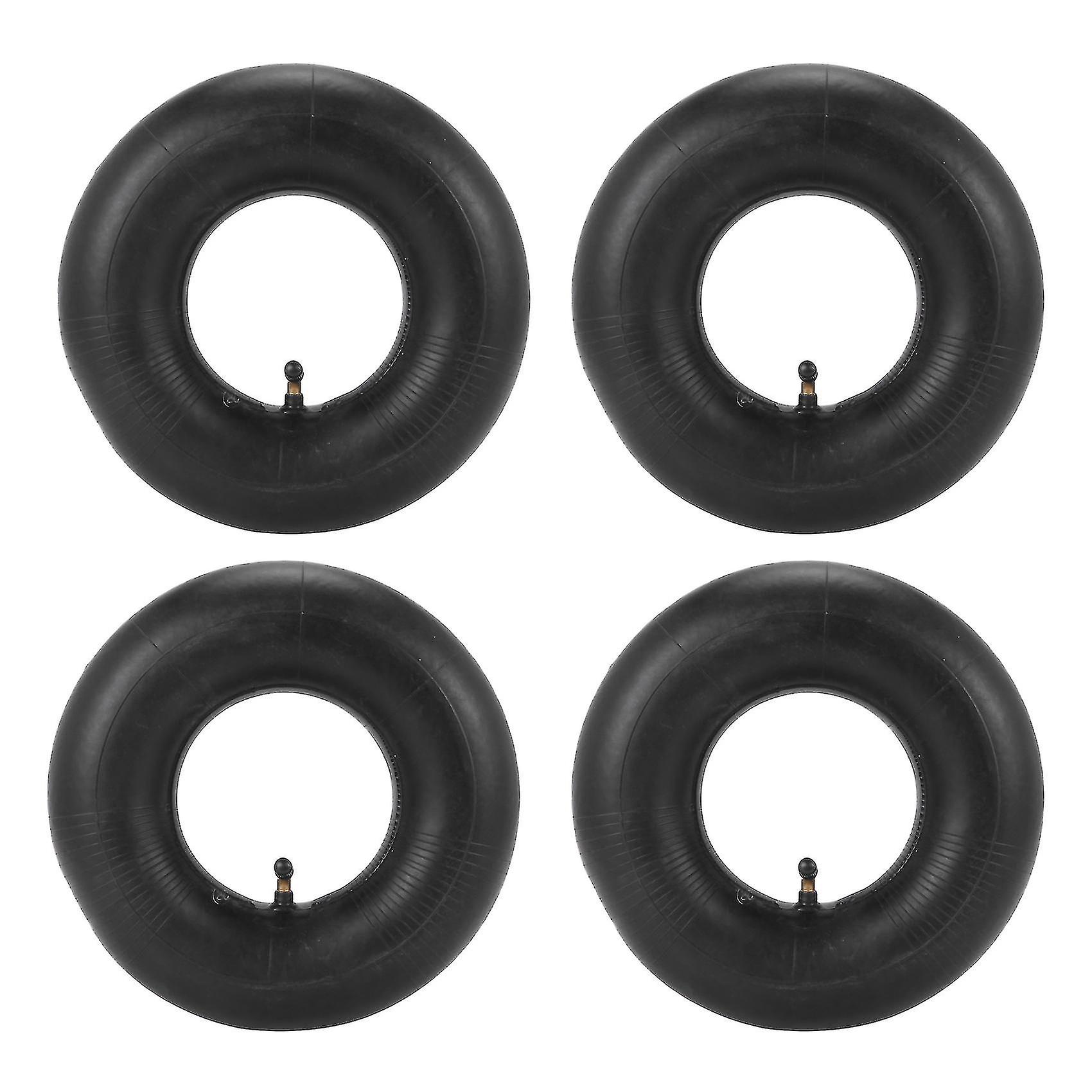 4x 4.10/3.50-4 410/350-4 Atv Quad Go Kart 47cc 49cc Chunky 4.10-4 Tire Inner Tube Fit 3.50-4 4 Inch