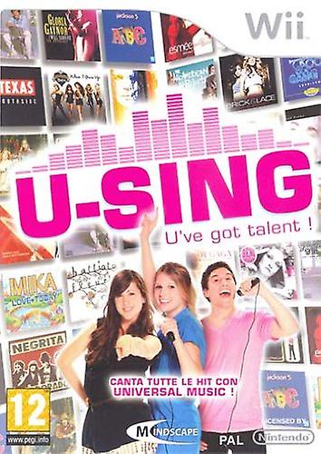 U Sing! - Wii - PAL - New & Sealed